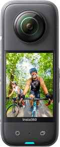 Insta360 X3-360 Action Camera with 5.7K 360 Active HDR Video  4K Single-Lens Camera  Waterproof  FlowState Stabilization  2.29" Touchscreen  AI Editing  for Motorcycle  Wintersports and Vlogging