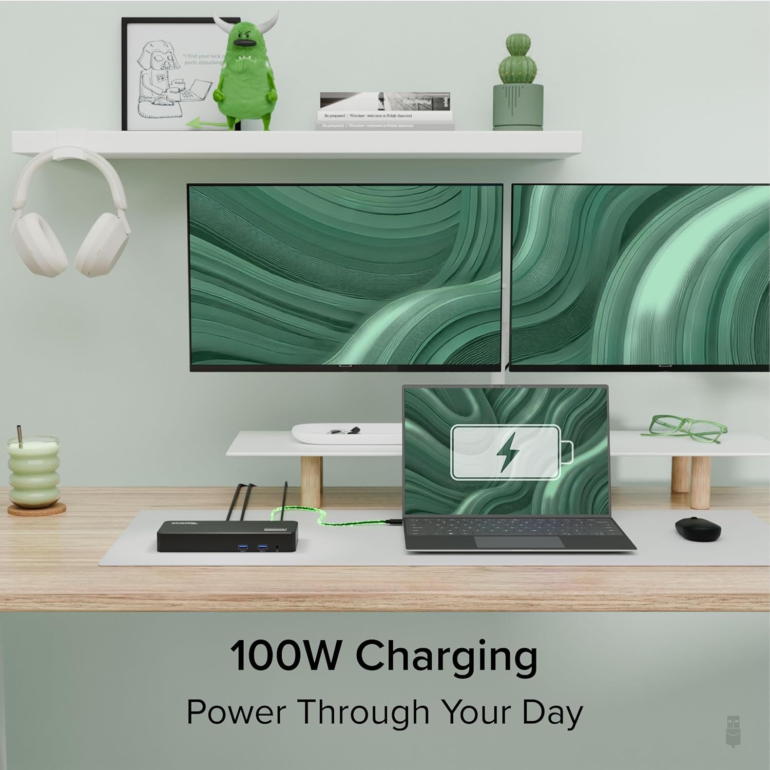 Plugable 12-in-1 USB C Triple Monitor Docking Station  Triple 4K Displays with 3X HDMI or 3X DisplayPort  Compatible with Mac  Windows  Thunderbolt  USB4  USB-C (100W PD  6X USB Ports  Ethernet)