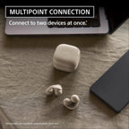 Sony LinkBuds Clip Open-Ear Truly Wireless Earbuds, Comfortable & Secure Fit, Lightweight Clip-On Design, Touch Controls, Ambient Sound Awareness, Water Resistant, Up to 37 Hrs of Playback, Black