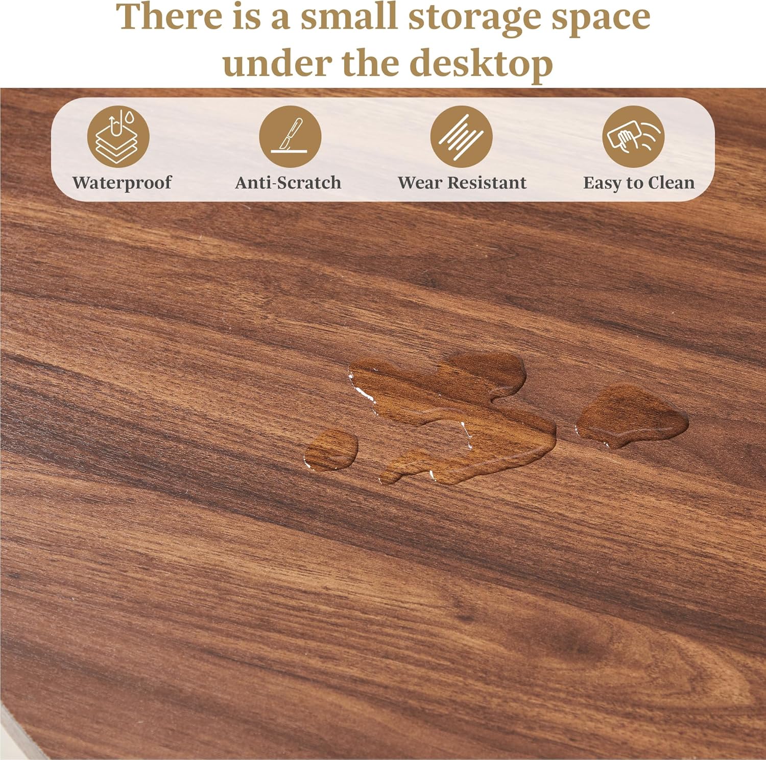 43"-59" Extendable Round to Oval Dining Table with Hidden Storage, Modern Wooden Kitchen Table with Fluted Sliding Door Cabinet, Expandable Dinner Table for Dining Room Living Room (Walnut)