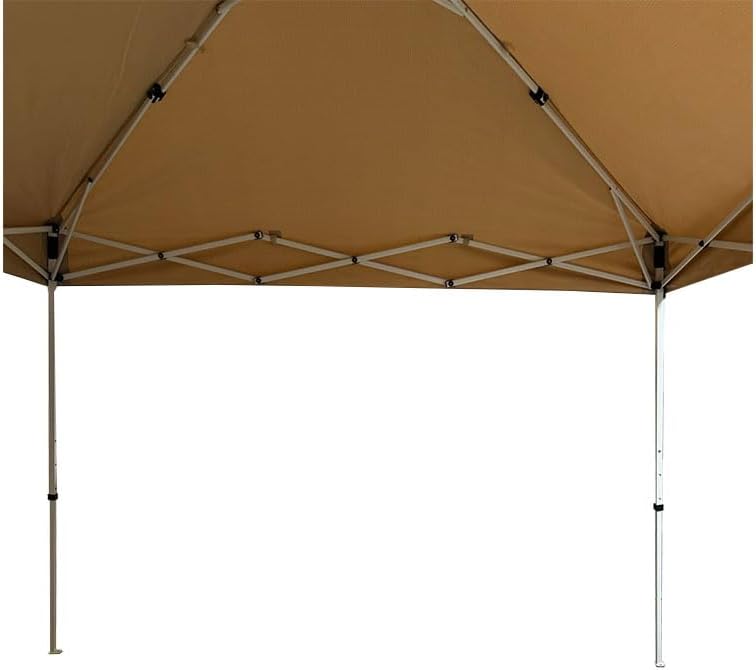 Garden Winds Custom Fit Replacement Canopy Top Cover Compatible with The Eagle Peak E64 Base 10' X 10', Canopy Top 8' X 8' Slant Leg - Upgraded Performance RIPLOCK 350 Fabric - Slate Gray