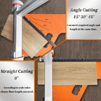 NAACOO Laminate/Vinyl Floor Cutter, 13” Vinyl Plank Cutter with Wheel – Just 1 Step Meet Angle&Length Cutting, Flooring Tools - Cuts Laminate Floor, Engineer Wood, LVP/T, VCT, SPC, WPC