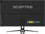 Sceptre New IPS 24-inch Gaming Monitor 180+Hz DP x2 HDMI x2 1ms 100% sRGB Build-in Speakers Machine Black 2026 (E248B-FPT168 Series)