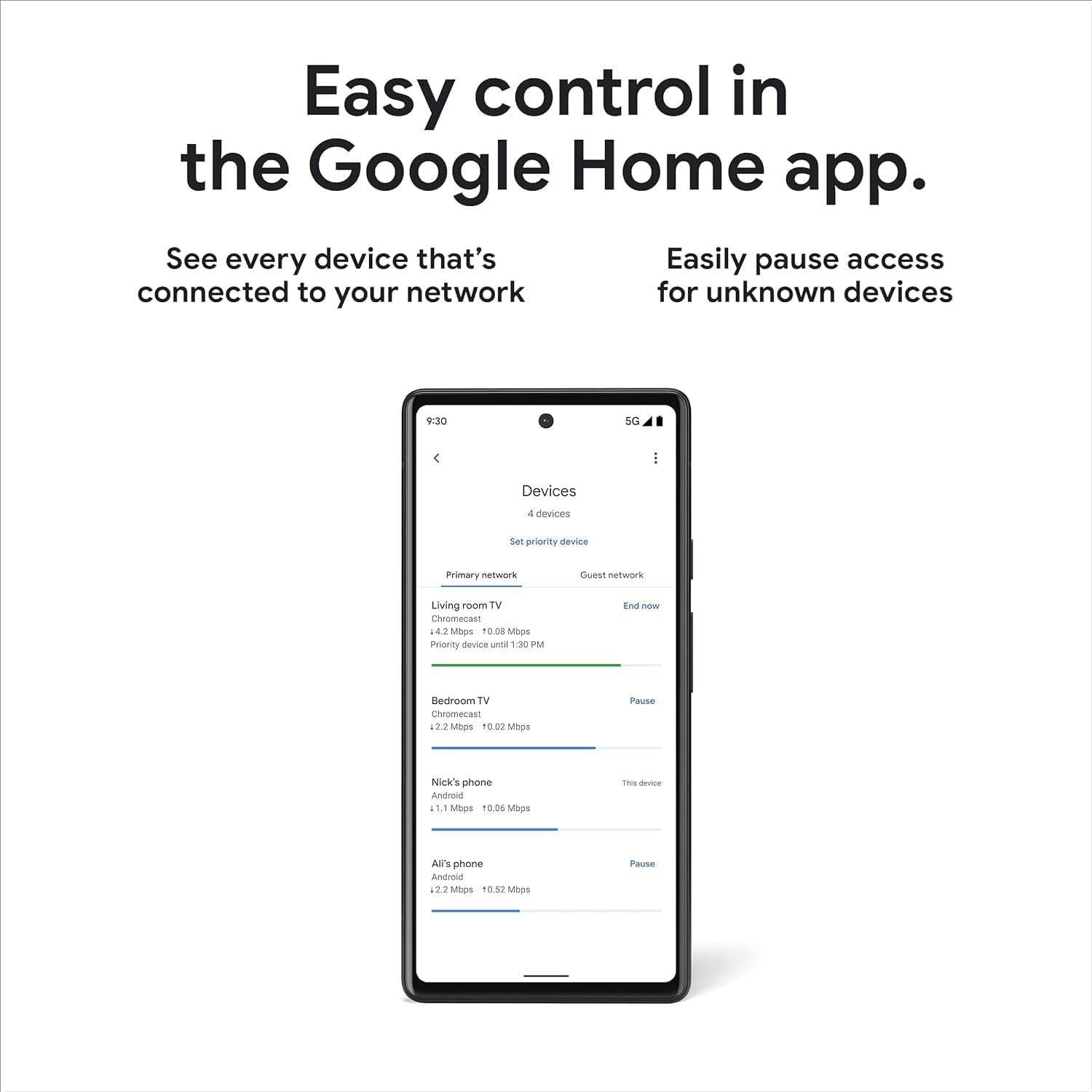 Google Nest WiFi Pro - Wi-Fi 6E - Reliable Home Wi-Fi System with Fast Speed and Whole Home Coverage - Mesh Router - Non-Retail Packaging - 3 Pack - Snow