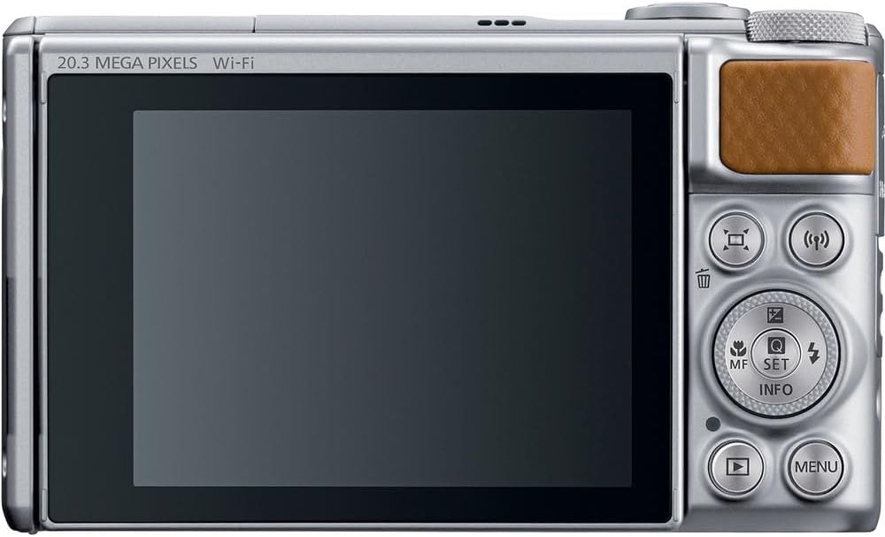 Canon PowerShot SX740 HS Digital Camera (Silver) – 20.3MP  40x Optical Zoom  4K UHD Video  Wi-Fi & Bluetooth  Compact Travel Point & Shoot (2956C001) + Bag + 64GB Memory Card