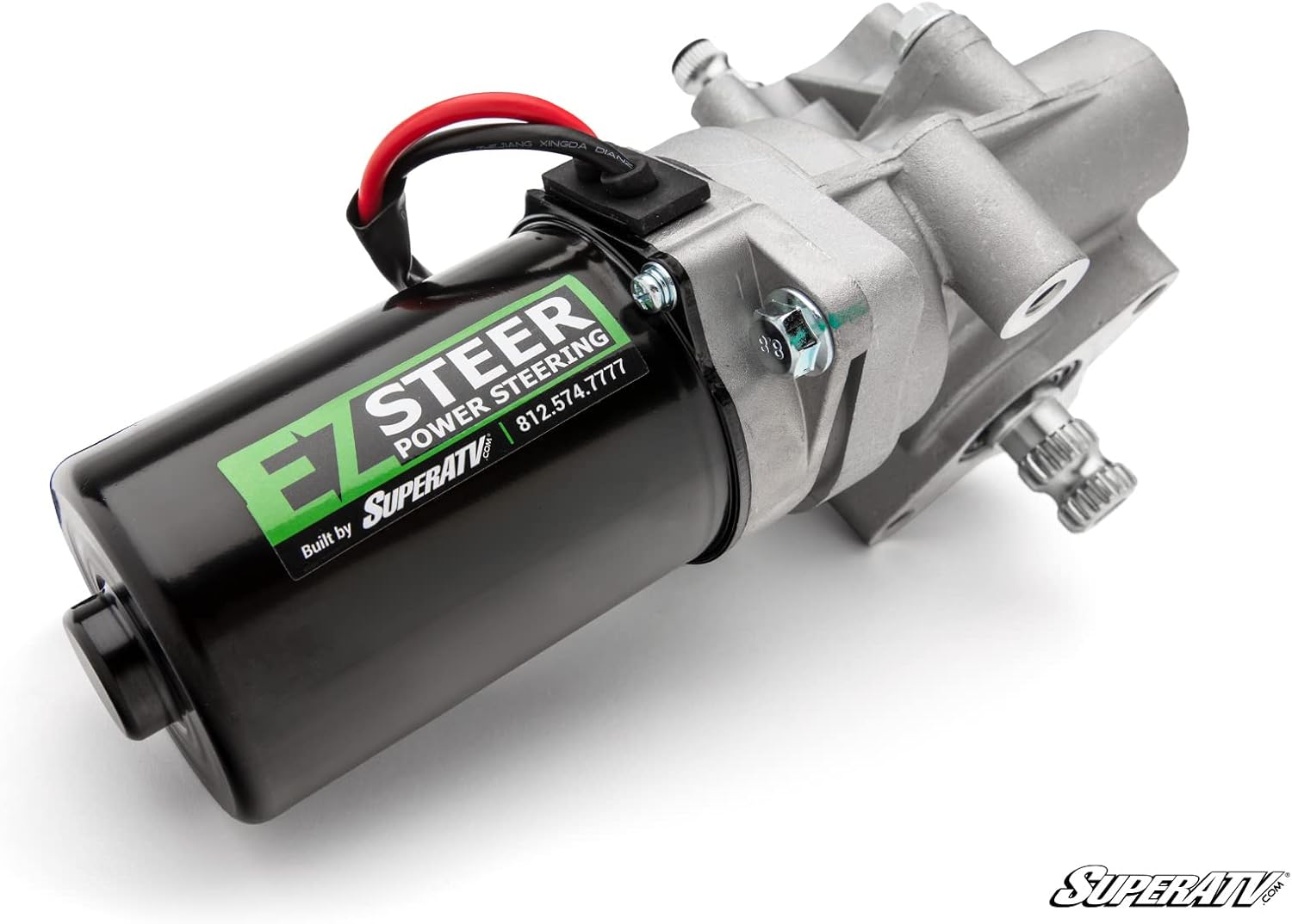 SuperATV EZ-STEER Power Steering Kit for 2017-2021 Can-Am Maverick X3 (See Fitment) - Powerful 400W Motor - Reduces Steering Effort | Eliminates Bump Steer | Watertight and Compact Control Box
