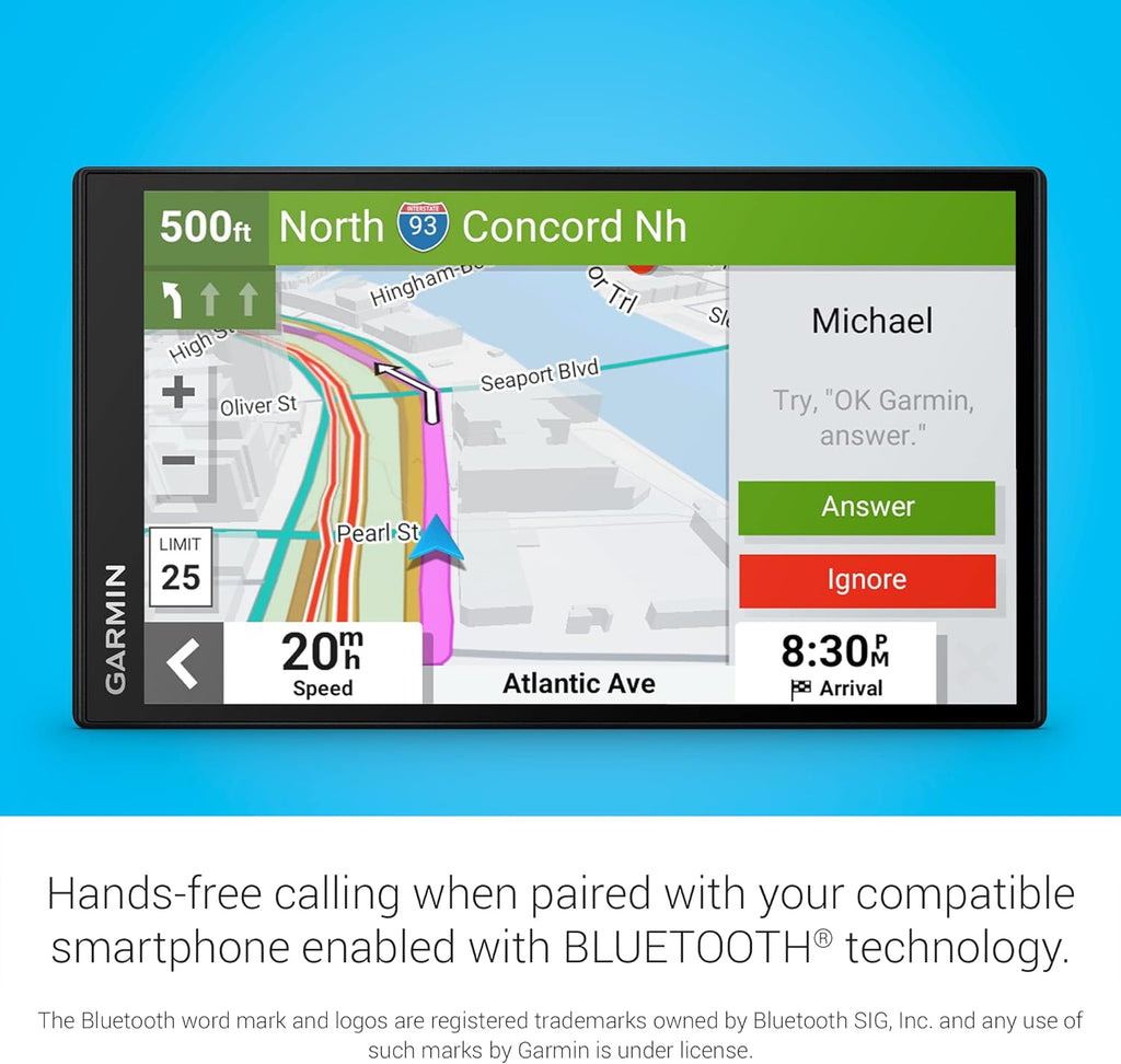 Garmin DriveSmart 76  7-inch Car GPS Navigator with Bright  Crisp High-Resolution Maps and Garmin Voice Assist