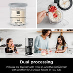 Ninja CREAMi Deluxe Ice Cream & Frozen Treat Maker, Includes (4) Family-Sized 24 oz. Tubs, for Ice Cream, Sorbet, Milkshakes, Frozen Yogurt, & More, 11-in-1, XL Capacity, Silver