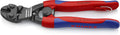 Knipex Tools 71 22 200 T BKA 8" Angled High Leverage Cobolt Cutters, Tether Attachment-Comfort Grip,