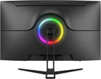 CRUA 32" Curved Gaming Monitor  4k UHD(3840 * 2160P) VA Screen  1500R  144Hz/160Hz Computer Moniter  Supports AMD Freesync  120% sRGB  Built-in Speakers  Wall Mountable Installs(HDMI 2.1/DP 1.4)-Black