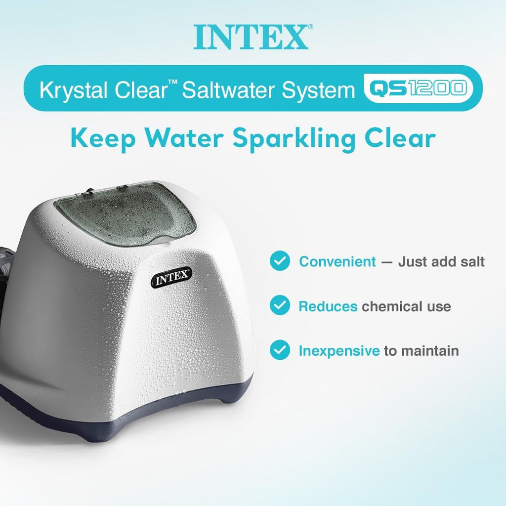 Intex Krystal Clear Saltwater System for Above-Ground Pools up to 15 000 Gallons