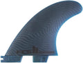 FCS Performer Eco Neo Glass Surfboard Fins (Medium, Tri-Quad (5 Fins)), Blue