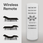 Nectar Premier Adjustable Base - Full - Head & Foot Incline - Wireless Remote with Memory- 3 Massage Settings - 4 USB Ports - Anti-Snore & Zero Gravity