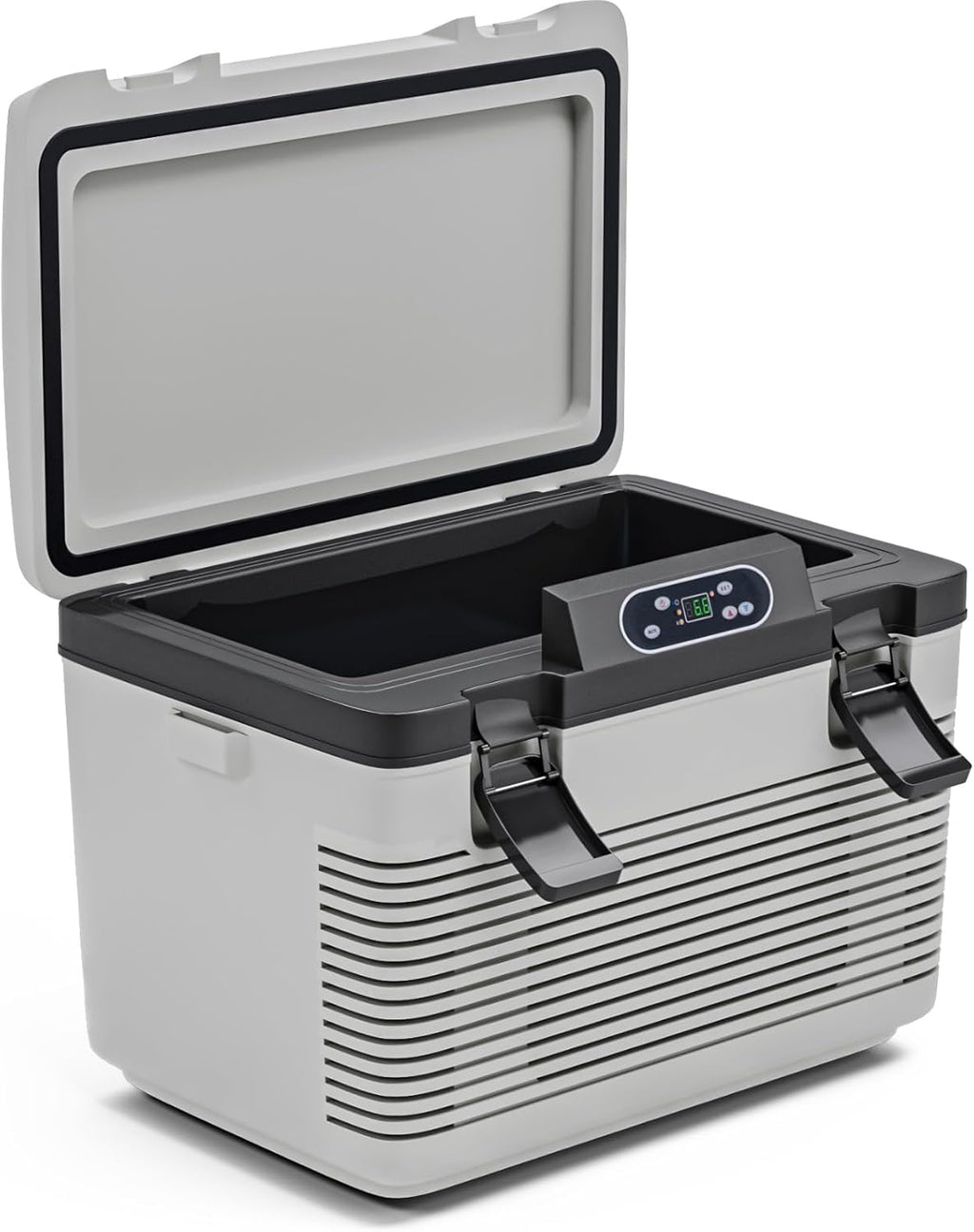 advwin 12V Car Refrigerator Portable Electric Cooler/Warmer with 12 Volt DC &110V AC, Thermoelectric Fridge Plug in Cooler for Car, Vehicle, Travel, Camping, Outdoor (20L)