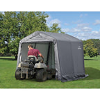 8 Ft. W x 8 Ft. D Plastic Storage Shed