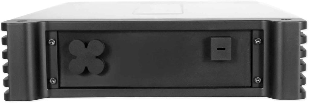 Rockville DBM12 2000W Peak/500W RMS Mono 2-Ohm Marine Amplifier  Waterproof Covers  Bass Remote  Class-D Power  Designed for Boat Audio Systems