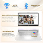 HP Stream 14" HD Laptop with AI Copilot  Intel Processor N150  4GB RAM  1.12TB Storage (128GB UFS + 1TB Docking Station Set)  Intel Graphics  1 Year Office 365  Wi-Fi 6  Win 11  Silver