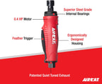 AIRCAT Pneumatic Tools 6200: .4 HP Mini Straight Die Grinder 20,000 RPM