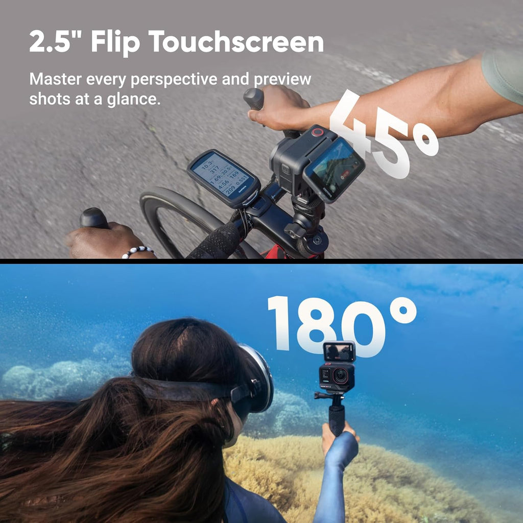 Insta360 Ace Pro 2 Dual Battery Bundle - 8K Waterproof Action Camera Co-Engineered with Leica  1/1.3" Sensor  Dual AI Chip  Leading Low Light  Superior Audio