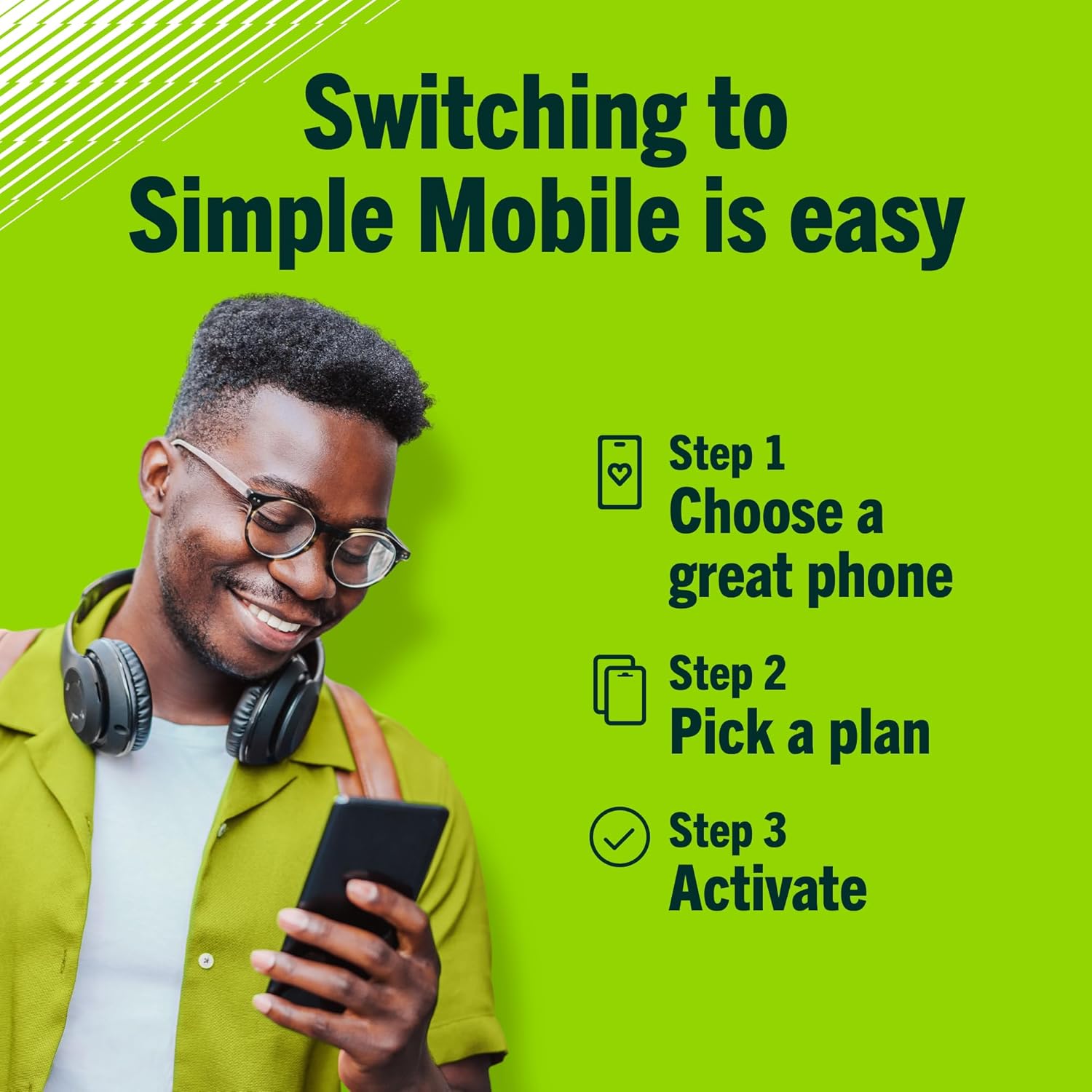 Simple Mobile, Samsung Galaxy A16 5G, 128GB, Prepaid Smartphone, Black, 50 MP Camera, Locked