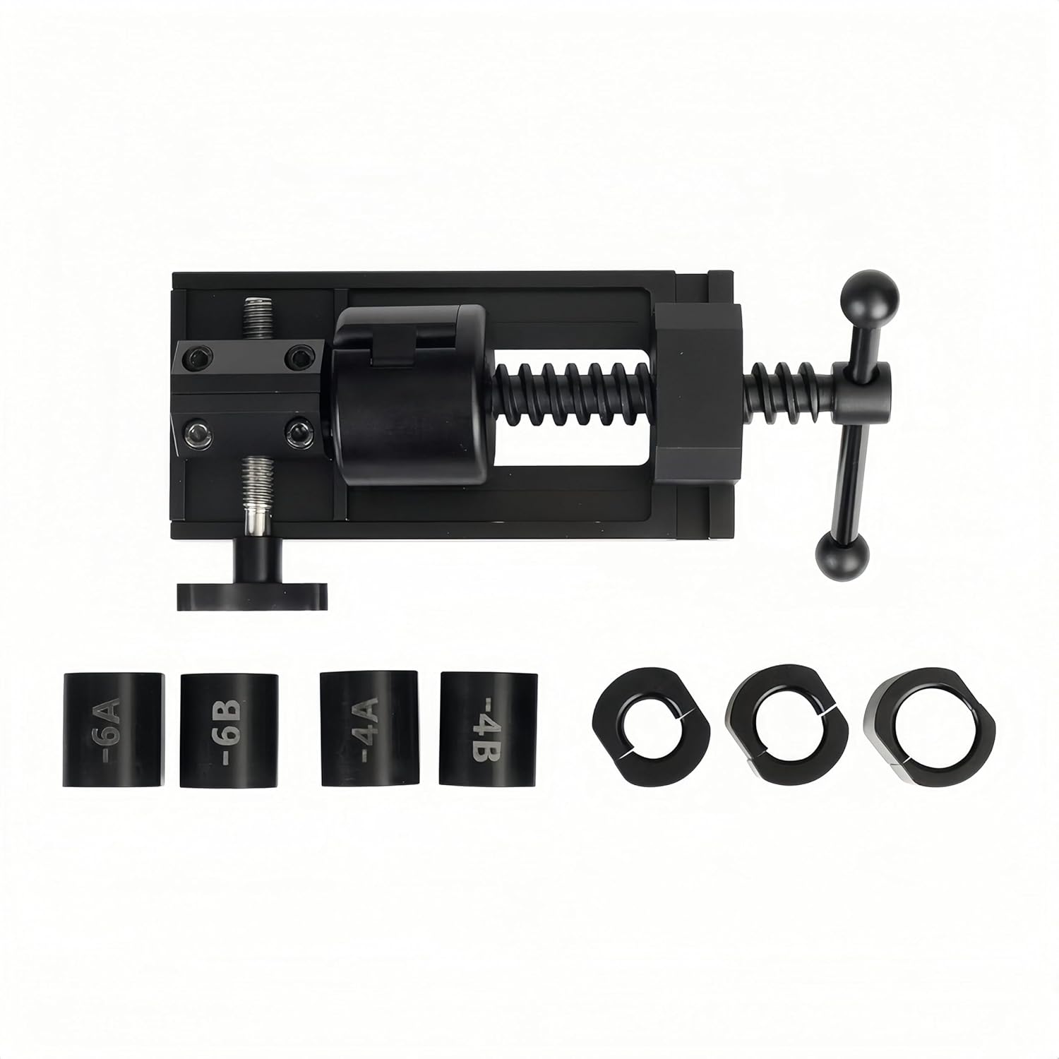Fuel Line Fittings Installation Tool Set with 4AN 6AN 8AN 10AN 12AN Connector, Auto Hose Pipe Fuel Line Installation/Removal Tool Kit, AN Hose Fitting Connect/Disconnect Tools