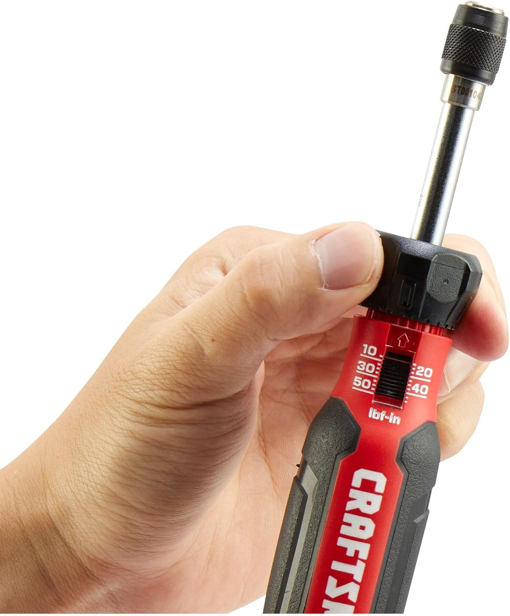 CRAFTSMAN Torque Screwdriver Set with Storage, 1" Phillips, Slotted, Hex, Torx and Square Screwdriving Bits, 29 Piece (CMHT68130)