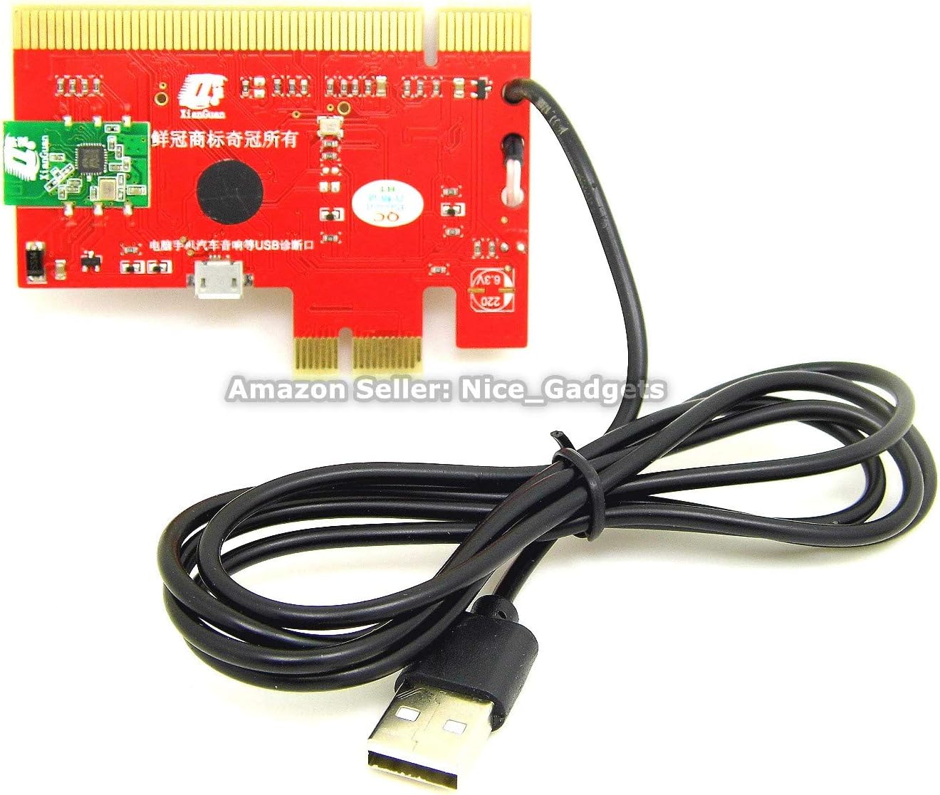 New V8 PCIe USB Post Test Card Motherboard Diagnostic Tester Kit Unique USB Diagnosis for PC Laptop Server All in One Mini PC Mac Android Phone Tablet Computer Analyzer Multi Ports Support