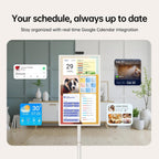 ApoloSign 32 inch FHD Smart Portable TV Gen2  16G +128G Storage  Android 15 OS  15000mAh  Rolling TV on Wheels with Rotatable Touch Screen  Built-in Battery  Full Swivel Rotation  Voice Remote
