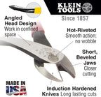 Klein Tools 80080 Hand Tool Kit includes 2 Screwdrivers, Made in USA, 3 Pliers, Wire Stripper and Cutter, for Electricians, 6-Piece