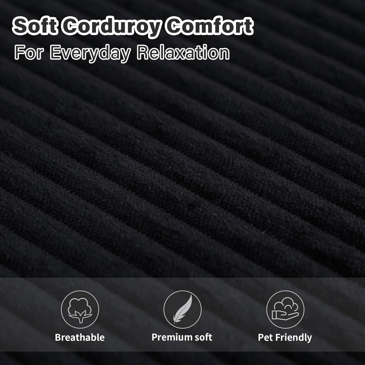 Folding Sofa Bed with Pillow, Convertible Sleeper Chair, Comfy Floor Futon Couch Mattress Lounge Sofa for Adults Portable Fold Out Chair Bed for Living Room Bedroom, Single, Black