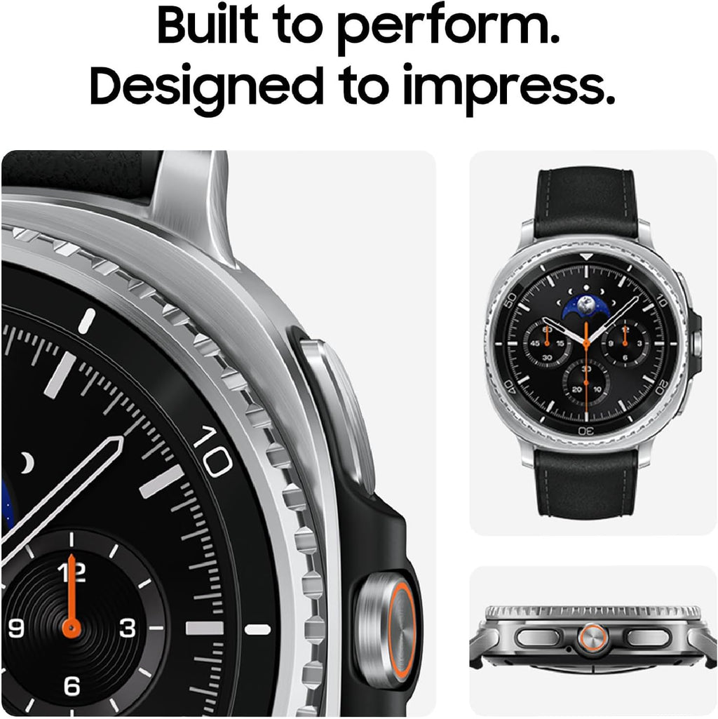 Samsung Galaxy Watch 8 Classic (2025) 46mm Bluetooth Smartwatch  Cushion Design  Rotating Bezel  Quick Button  Sleep Coaching  Running Coach  Energy Score  Black US Version (Renewed)
