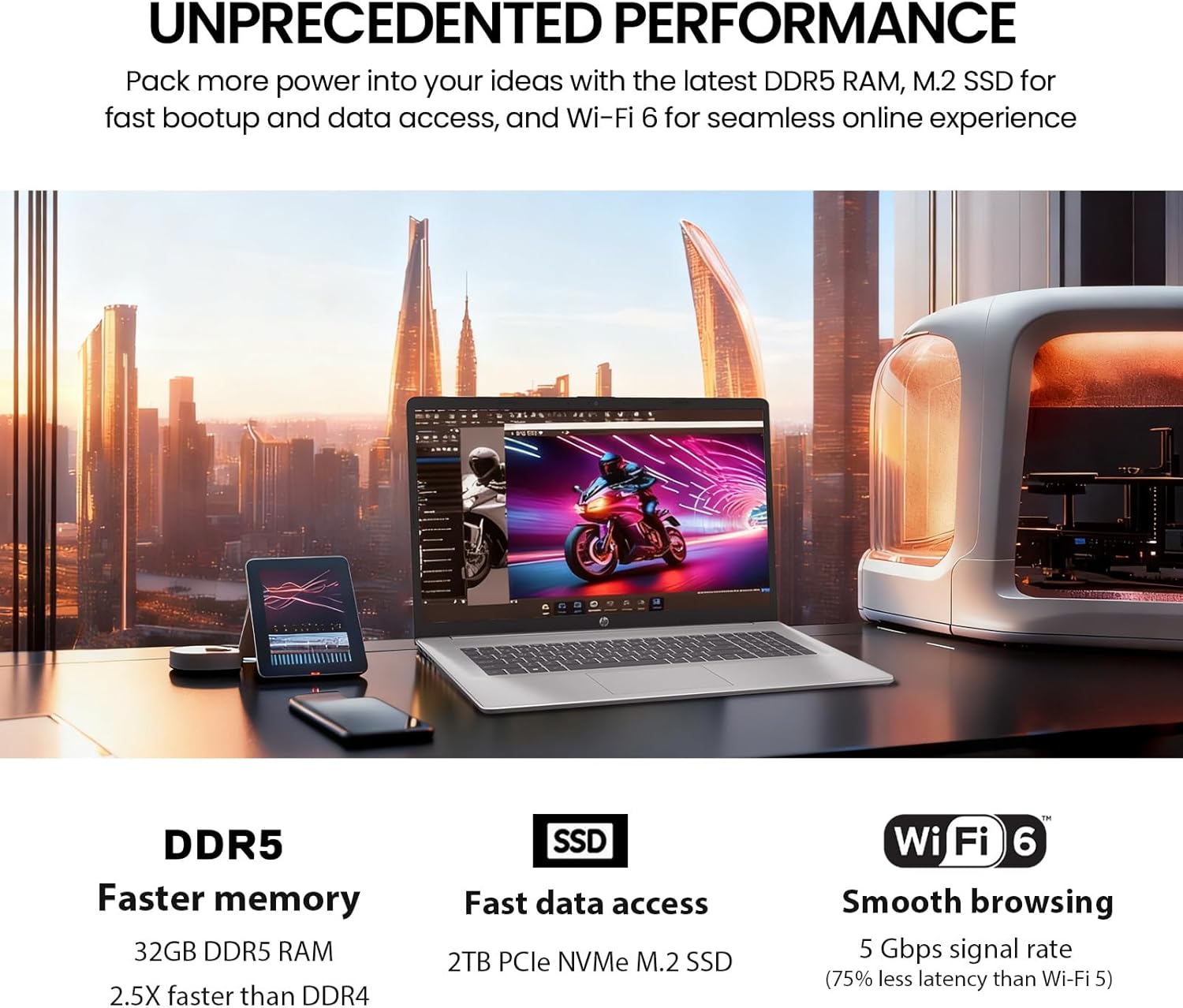 HP 2026 17 Inch Laptop Touchscreen Computer  17.3 HD+ IPS Touch Screen Business Laptop AI PC  15th Gen Intel Core Ultra 7(12-Core)  32GB DDR5 RAM 2TB SSD|Windows 11 Pro  10-Key Backlit Keyboard|WiFi6