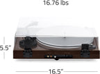 Fluance RT85 Turntable with Ortofon Cartridge  Acrylic Platter  Speed Control  and Vibration Isolation - Walnut