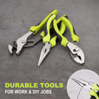 FASTPRO 232-Piece Home Tool Set with Drill, 20V Cordless Drill Driver, Household Repairing Tool Kit with Drill, 12-Inch Wide Mouth Storage Tool Bag Included, Green