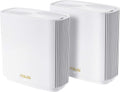 ASUS ZenWiFi XT9 AX7800 Tri-Band WiFi6 Mesh WiFiSystem (2Pack)  802.11ax  up to 5700 sq ft & 6+ Rooms  AiMesh  Lifetime Free Internet Security  Parental Controls  2.5G WAN Port  UNII 4  White