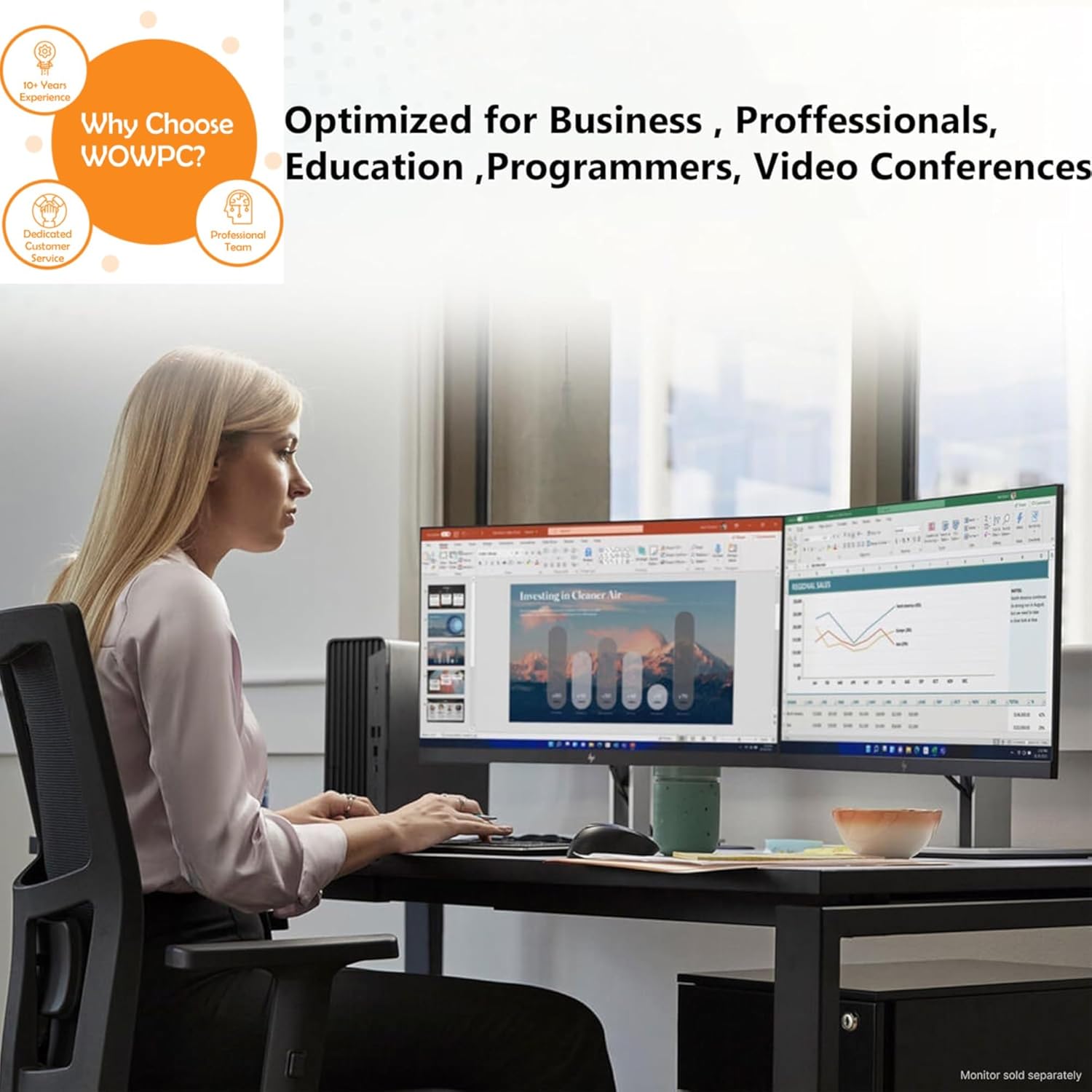 HP ProDesk 400 G9 SFF Business Desktop Computer  Intel CPU  32GB RAM  1TB PCle SSD  Dual 4K Display Support  USB-C  HDMl  RJ-45  Wi-Fi  Wired Keyboard & Mouse  Windows 11 Pro