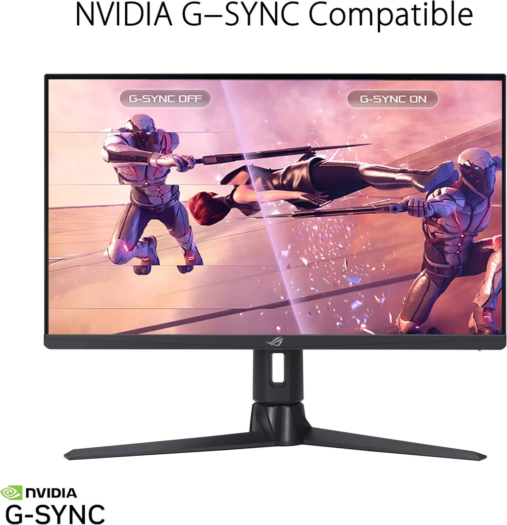 ASUS ROG Strix 27” 1440P Gaming Monitor (XG27AQMR) - 27”  QHD (2560 x 1440)  Fast IPS  300Hz  1ms  G-SYNC Compatible  FreeSync Premium Pro  Extreme Low Motion Blur Sync  DisplayPort  DisplayHDR 600