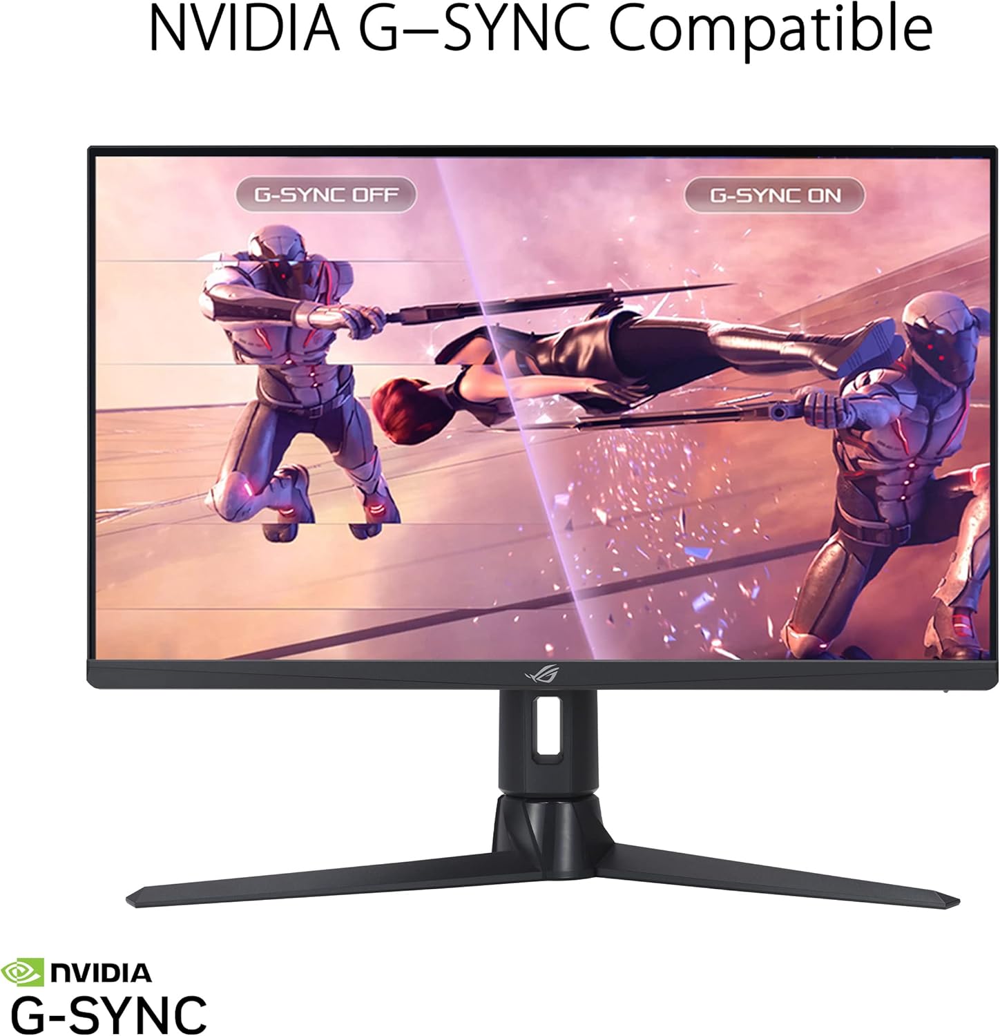 ASUS ROG Strix 27” 1440P Gaming Monitor (XG27AQMR) - 27”  QHD (2560 x 1440)  Fast IPS  300Hz  1ms  G-SYNC Compatible  FreeSync Premium Pro  Extreme Low Motion Blur Sync  DisplayPort  DisplayHDR 600