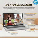 HP 17.3 Inch FHD Business Laptop with MS Office for The Web  AMD Ryzen 5 7430U (Beats Core i7-1355U)  8GB RAM  756GB Storage(256GB SSD + 500GB External Drive)  Windows 11  WOWPC 3-in-1  No Mouse
