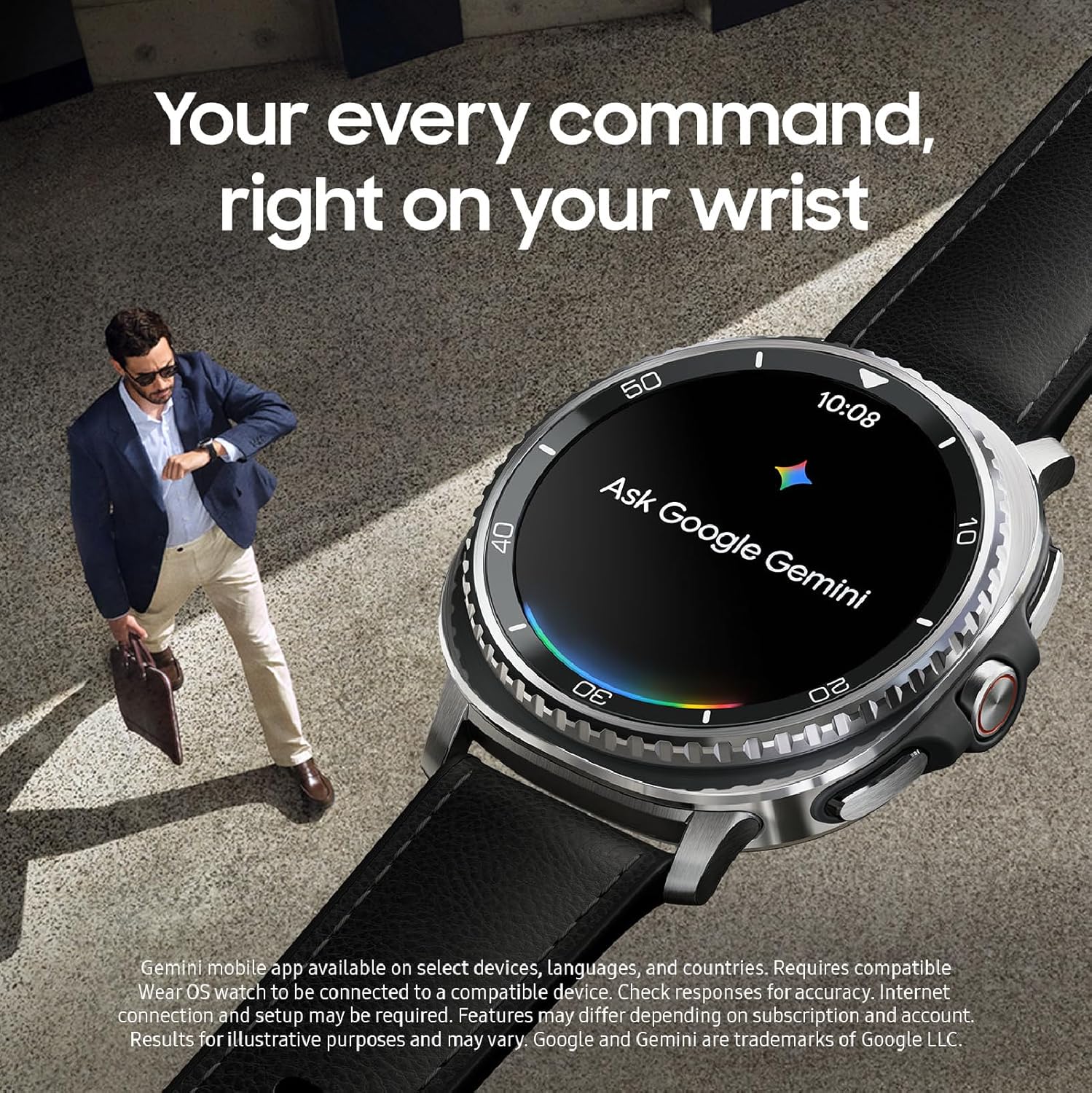 Samsung Galaxy Watch 8 Classic (2025) 46mm Bluetooth Smartwatch  Cushion Design  Rotating Bezel  Quick Button  Sleep Coaching  Running Coach  Energy Score  Black US Version (Renewed)