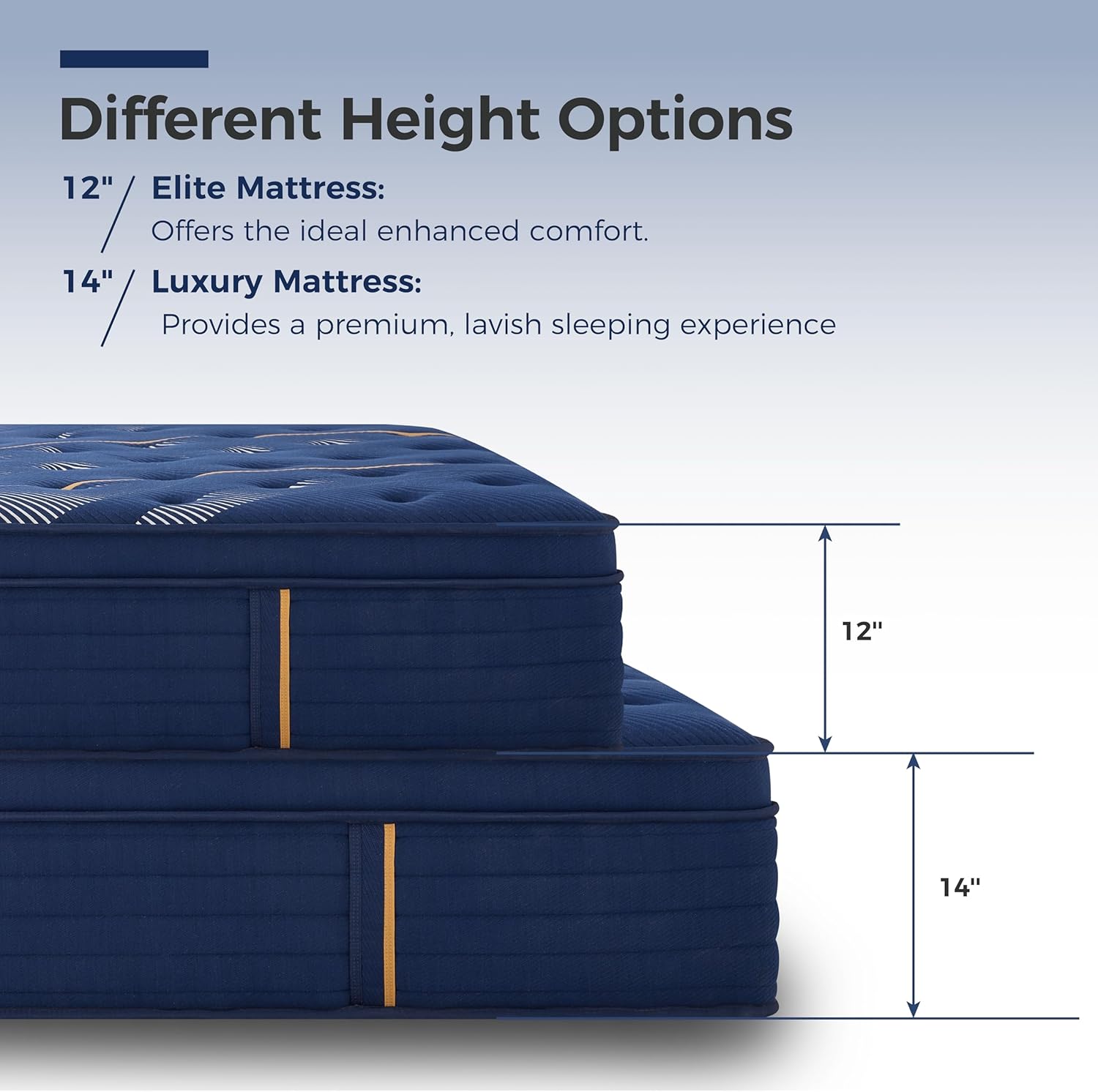 FATHOM King Size Mattress, 14 Inch Hybrid Mattress with Breathable Modal Cover, Cooling Gel Memory Foam & Pocket Spring, Pressure Relief & Fiberglass-Free, CertiPUR-US Certified, Foam Made in USA