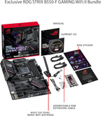 Asus ROG Strix B550-F Gaming WiFi II AMD AM4 (3rd Gen Ryzen) ATX Gaming Motherboard (PCIe 4.0,WiFi 6E, 2.5Gb LAN, BIOS Flashback, HDMI 2.1, Addressable Gen 2 RGB Header and Aura Sync)