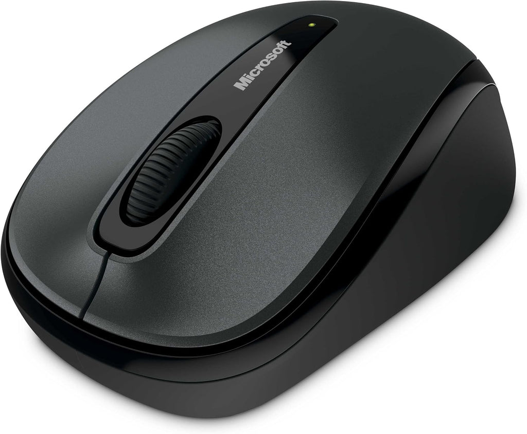 Microsoft Wireless Mobile Mouse 3500 - Loch Ness Gray. Comfortable design, Right/Left Hand Use, Wireless, USB 2.0 with Nano transceiver for PC/Laptop/Desktop, works with for Mac/Windows Computers