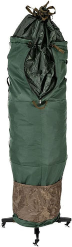 Upright Tree Storage Bag - Christmas Tree Storage Bag | Hold Artificial Trees up to 7.5 Feet Tall - Keep Your Fake Tree Assembled | Includes Rolling Tree Stand (7.5' - Medium)
