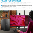 Dell Tower Desktop ECT1250 - Intel 10-core Core Ultra 5 225(Beats Ultra 7 165H)  16GB DDR5 5600MT/s RAM | 512GB M.2 SSD | Wi-Fi 6 | Copilot AI Windows 11 Pro | Wired Keyboard & Mouse | Black
