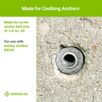 Greenlee 868 Screw Anchor Expander for Caulking Anchor Size 1/4-20, Heavy-Duty Screw Anchor Expanding Tool