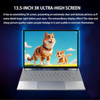 Morostron 13.5-inch Portable Touchscreen Laptop  (16GB RAM  512GB SSD)  3K (3000×2000) IPS  Celeron N5095 Processor up to 2.9 GHz  Backlit Keyboard  Fingerprint Unlocking  Win 11 Pro