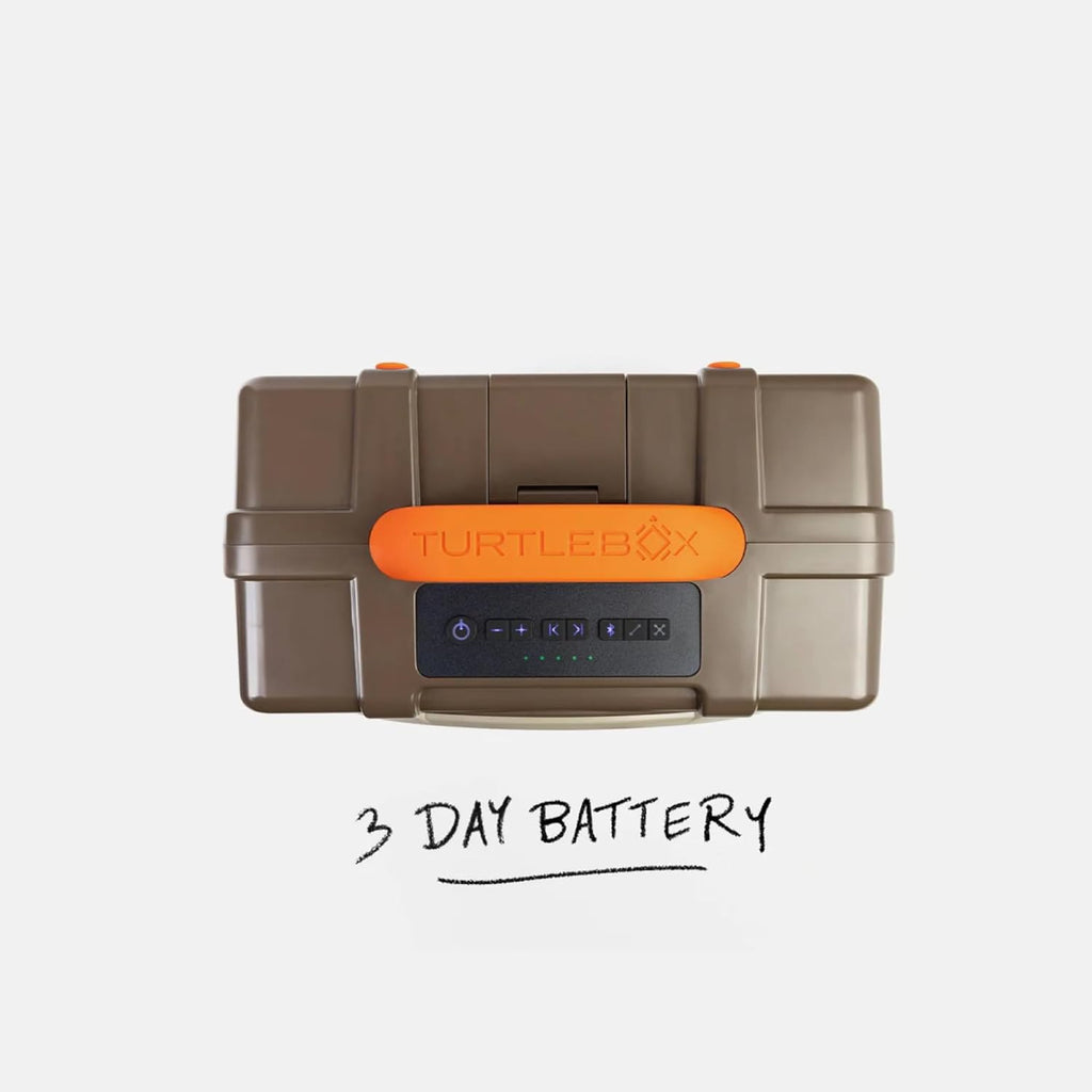Turtlebox Original Gen 3: Portable Outdoor Bluetooth Speaker – Ultra-Loud (120dB)  Waterproof (IP67)  Rugged  Impact-Resistant  3-Day Battery | Party Mode: Unlimited Pairing for Stereo Sound  Delta