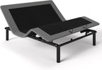 GOLDORO Queen Size Adjustable Bed Frame, Electric Bed Base, Wireless Remote Control, Whisper Quiet Durable Motor, Independent Head and Foot Incline, Fabric Covered