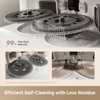 DREAME L40 Ultra Gen 2 Robot Vacuum and Mop with 25,000Pa Suction, Extendable Side Brush and Mop, All-in-One Self-Emptying & Cleaning Dock, Voice & App Control, White